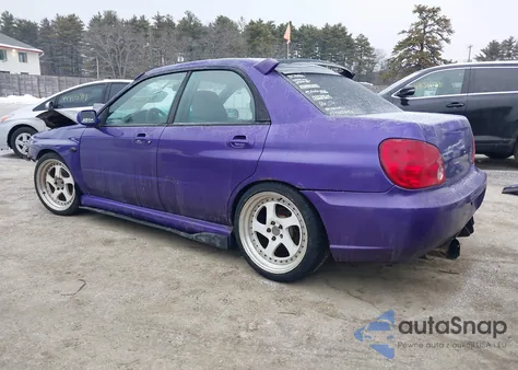 2003 Subaru Impreza Wrx z USA, uszkodzony, nr VIN JF1GD29683G501774